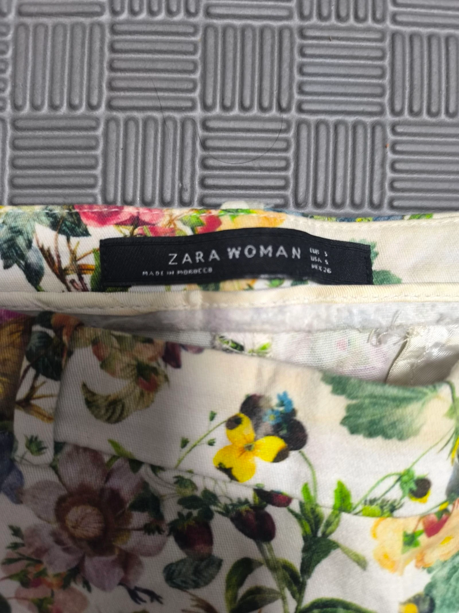 Zara pantalon capri floral – photo 3